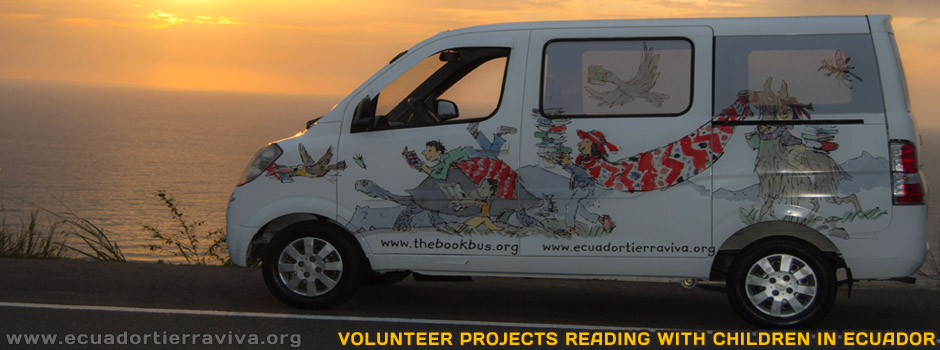 The Book Bus in Galapagos