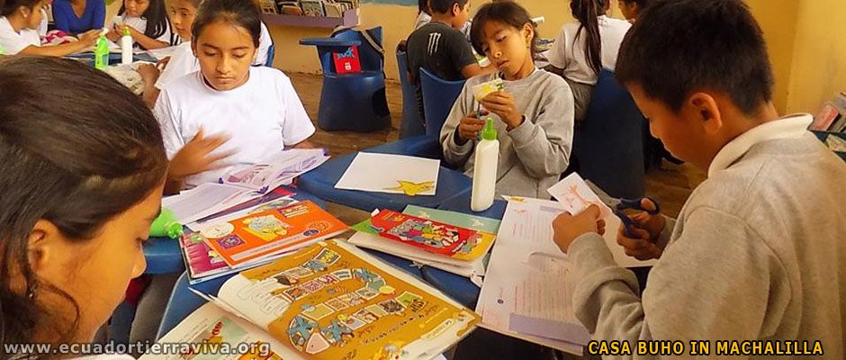 The Book Bus in Puerto Lopez