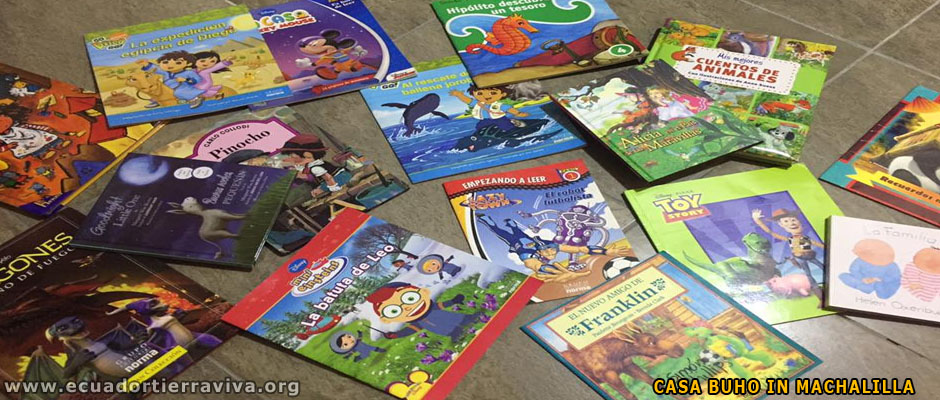 The Book Bus in Puerto Lopez