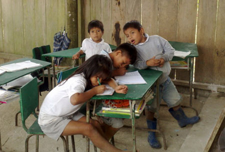 Teaching English Indigenous communities, Napo Province